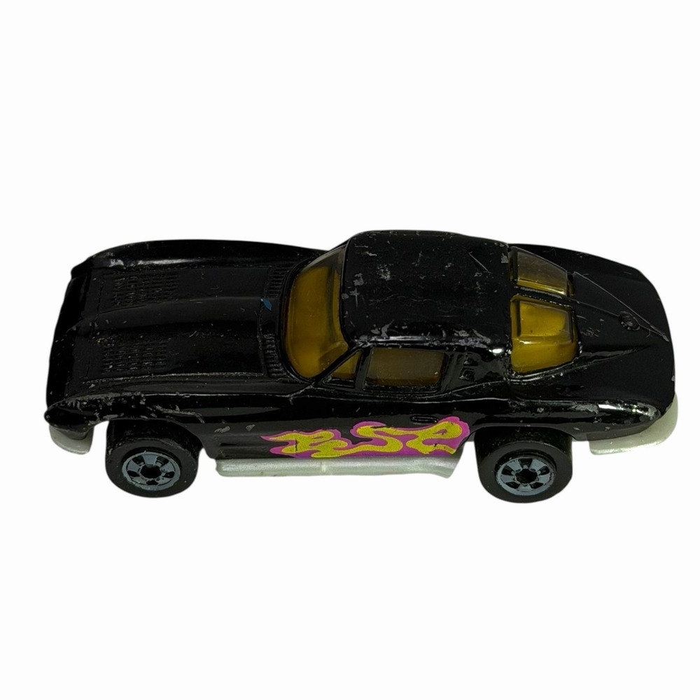 1979 Hot Wheels '63 Chevy‎ Corvette Stingray Split Window Black Diecast - Picture 8 of 13